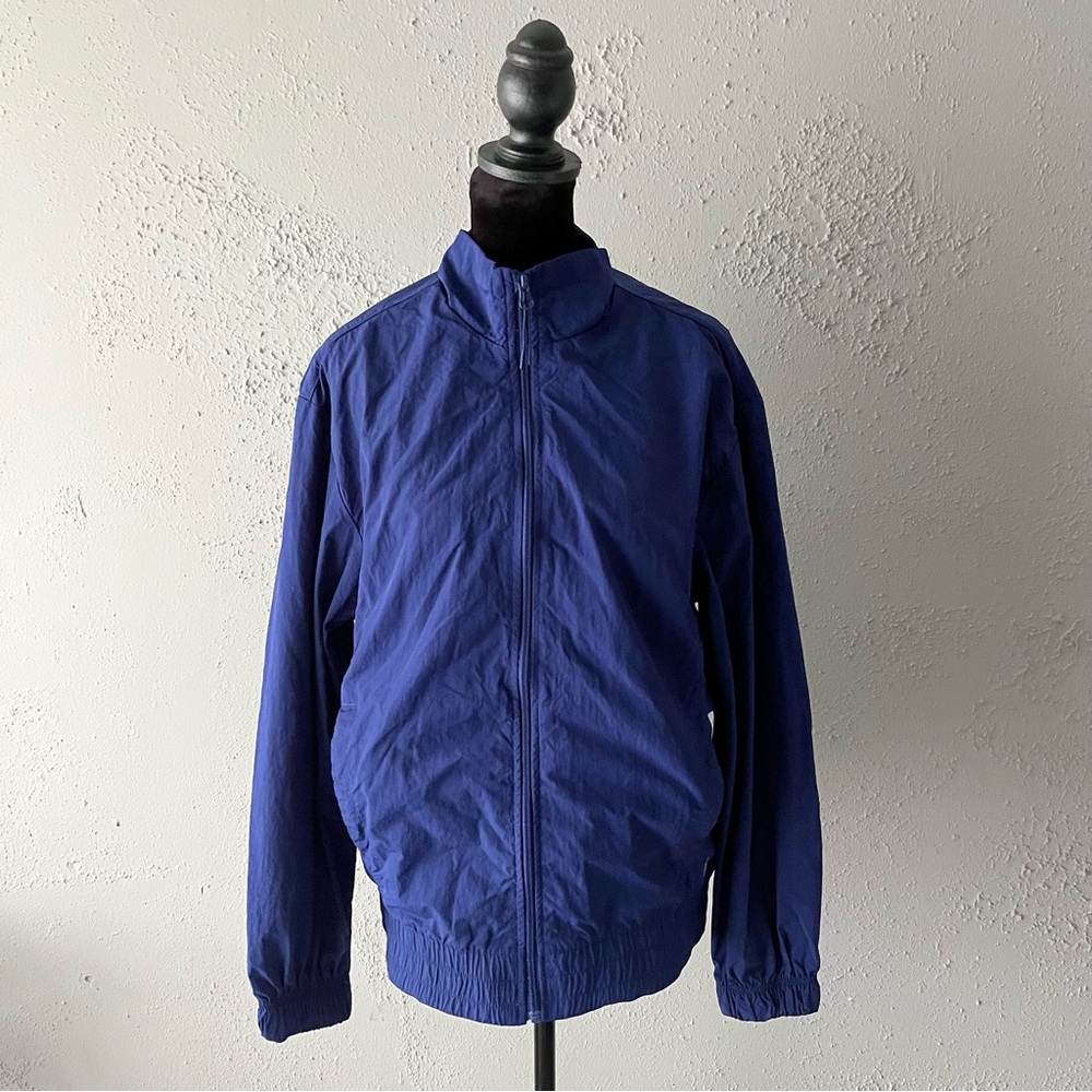 Navy blue lightweight windbreaker bomber jacket men’s XS Fielders Bonobos